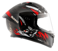 VEGA BOLT BUNNY HELMET (Gloss Black Red) - Always Riding