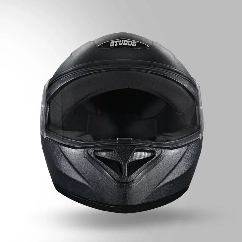 STUDDS CREST ECO HELMET (Black) - Always Riding
