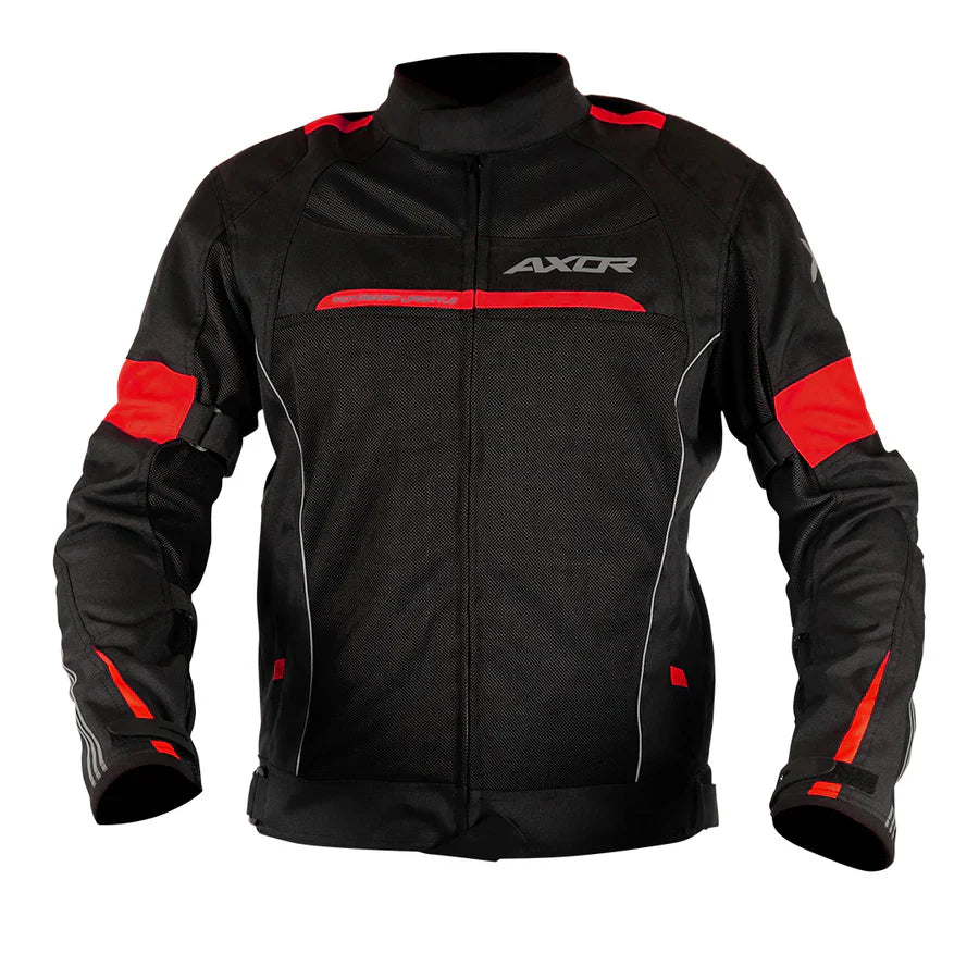 AXOR CRUISE 2 JACKET (Black Red) - AlwaysRiding