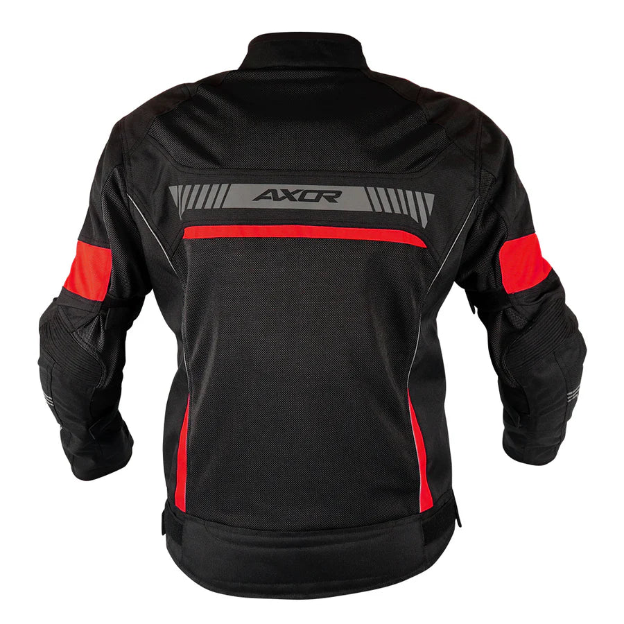AXOR CRUISE 2 JACKET (Black Red) - AlwaysRiding