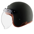 AXOR RETRO JET HELMET (Dull Battle Green) - AlwaysRiding