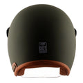 AXOR RETRO JET HELMET (Dull Battle Green) - AlwaysRiding