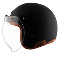 AXOR RETRO JET HELMET (Dull Black) - AlwaysRiding