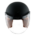 AXOR RETRO JET HELMET (Dull Black) - AlwaysRiding