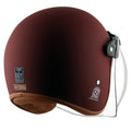 AXOR RETRO JET HELMET (Dull Chestnut Red) - AlwaysRiding