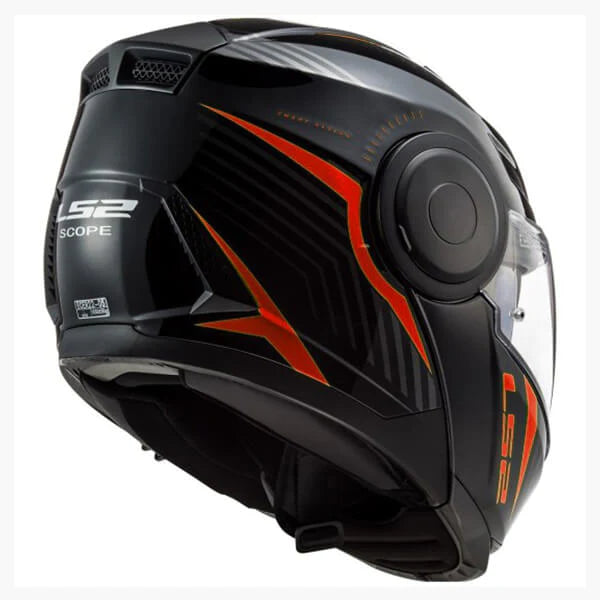 LS2 FF902 SCOPE SKID HELMET (Gloss Black Red) - AlwaysRiding