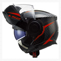 LS2 FF902 SCOPE SKID HELMET (Gloss Black Red) - AlwaysRiding