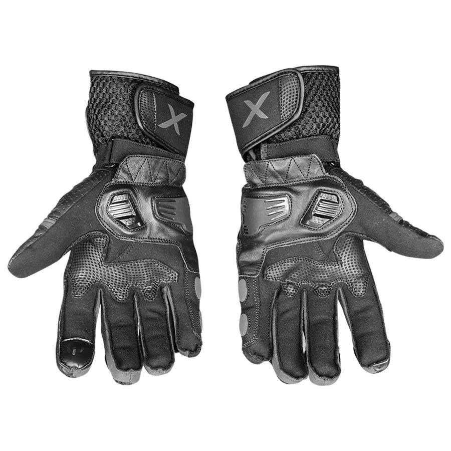 AXOR GATOR RIDING GLOVES (Black Grey)