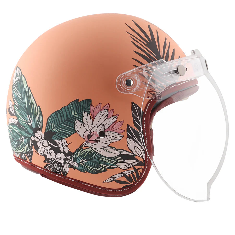 AXOR RETRO JET HAWAII WOMEN'S HELMET (Peach) - Always Riding