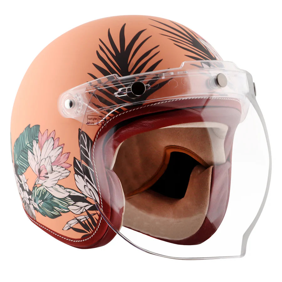 AXOR RETRO JET HAWAII WOMEN'S HELMET (Peach) - Always Riding