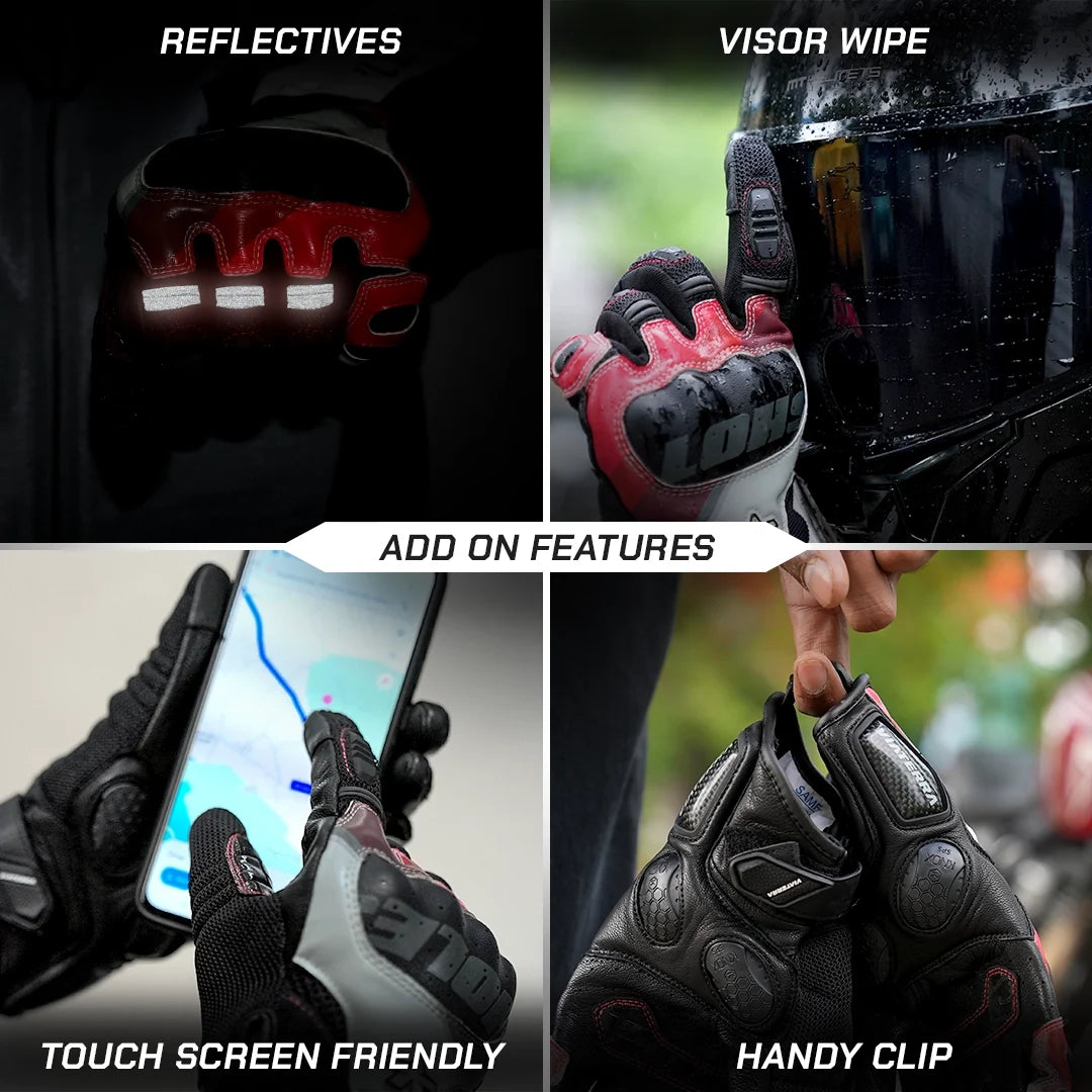 VIATERRA HOLESHOT PRO GLOVE (Black) - Always Riding