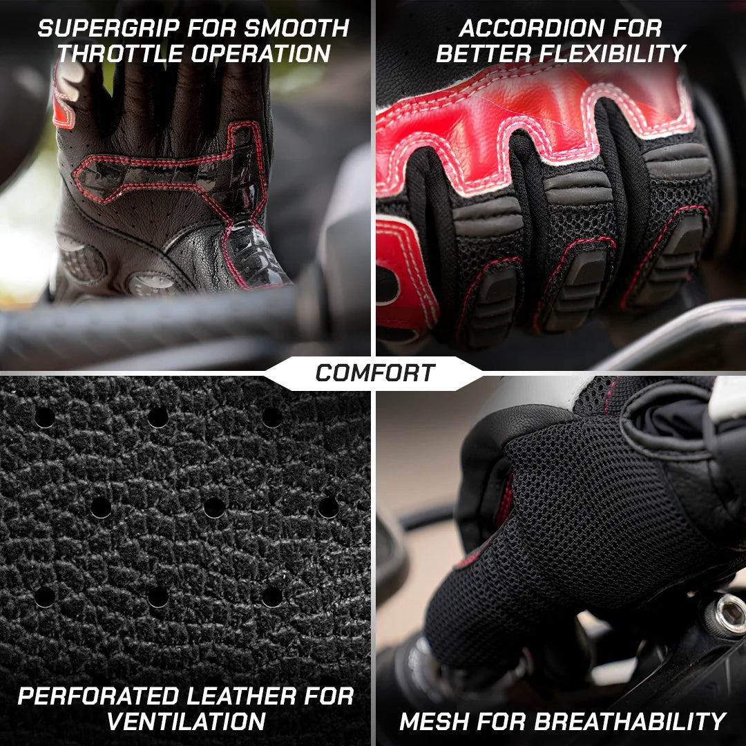 VIATERRA HOLESHOT PRO GLOVE (Black) - Always Riding