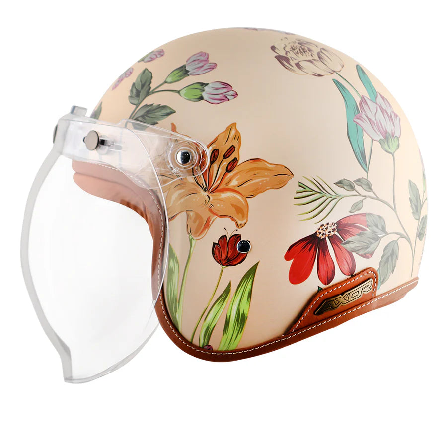 AXOR RETRO JET IBIZA WOMEN'S HELMET (Peach) - Always Riding