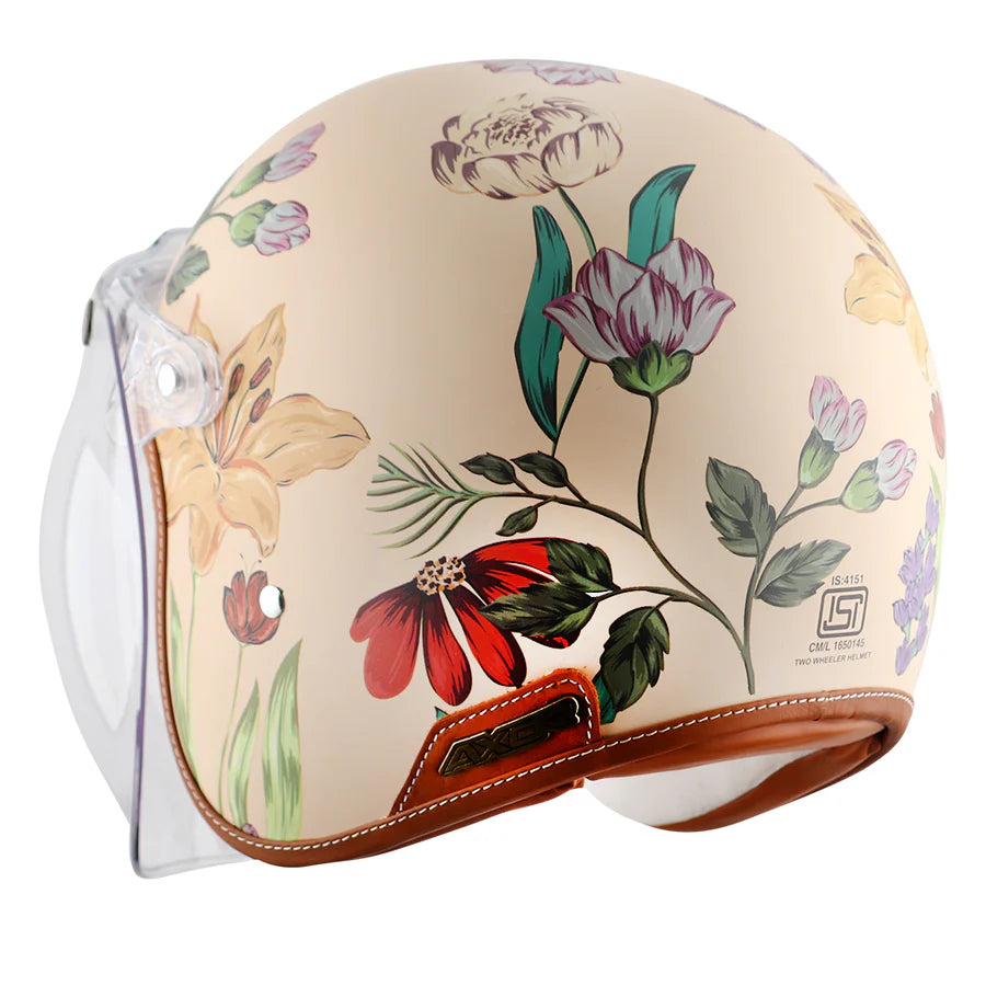AXOR RETRO JET IBIZA WOMEN'S HELMET (Peach) - Always Riding