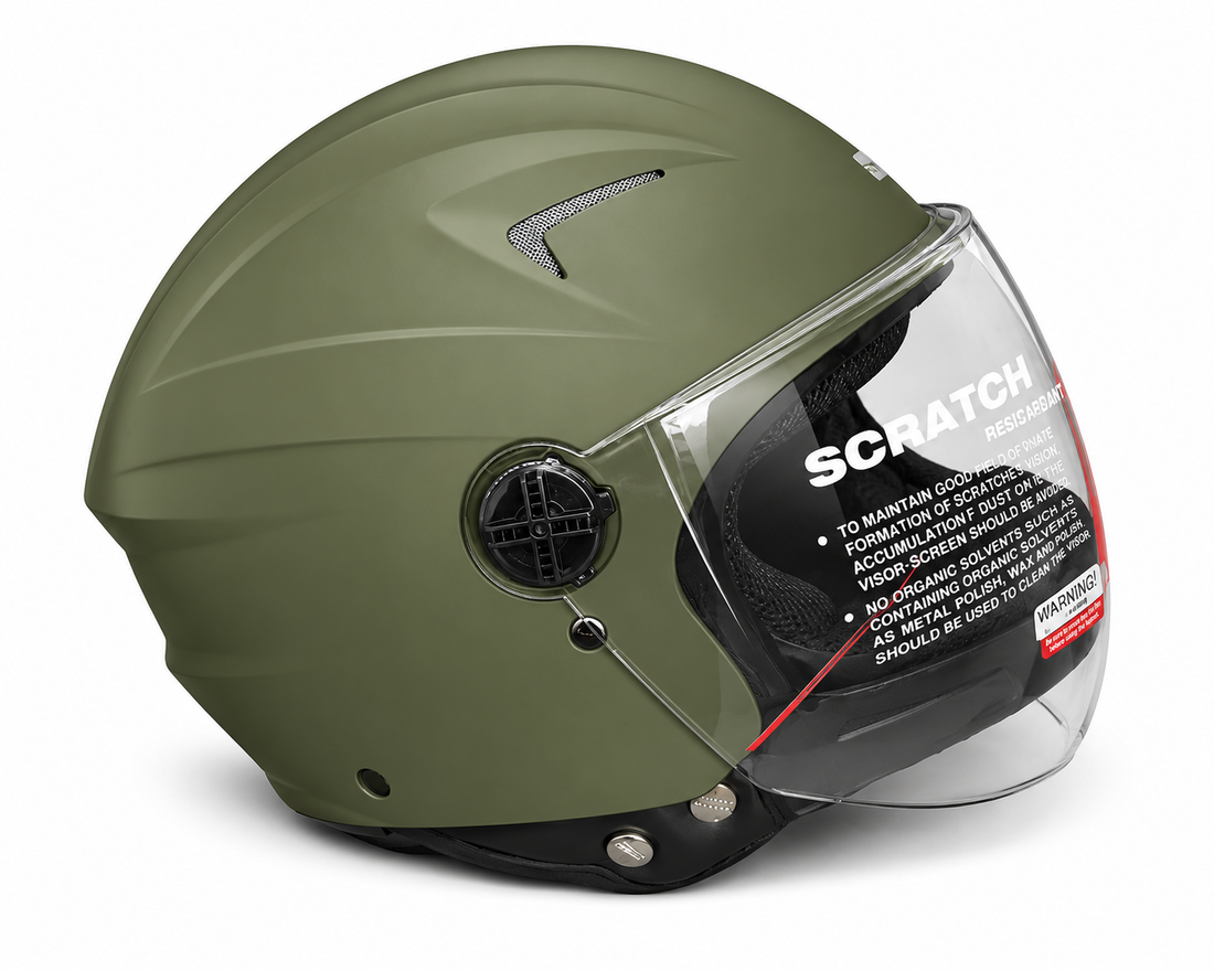 STUDDS RAY SUPER HELMET (Matt Military Green) - Always Riding