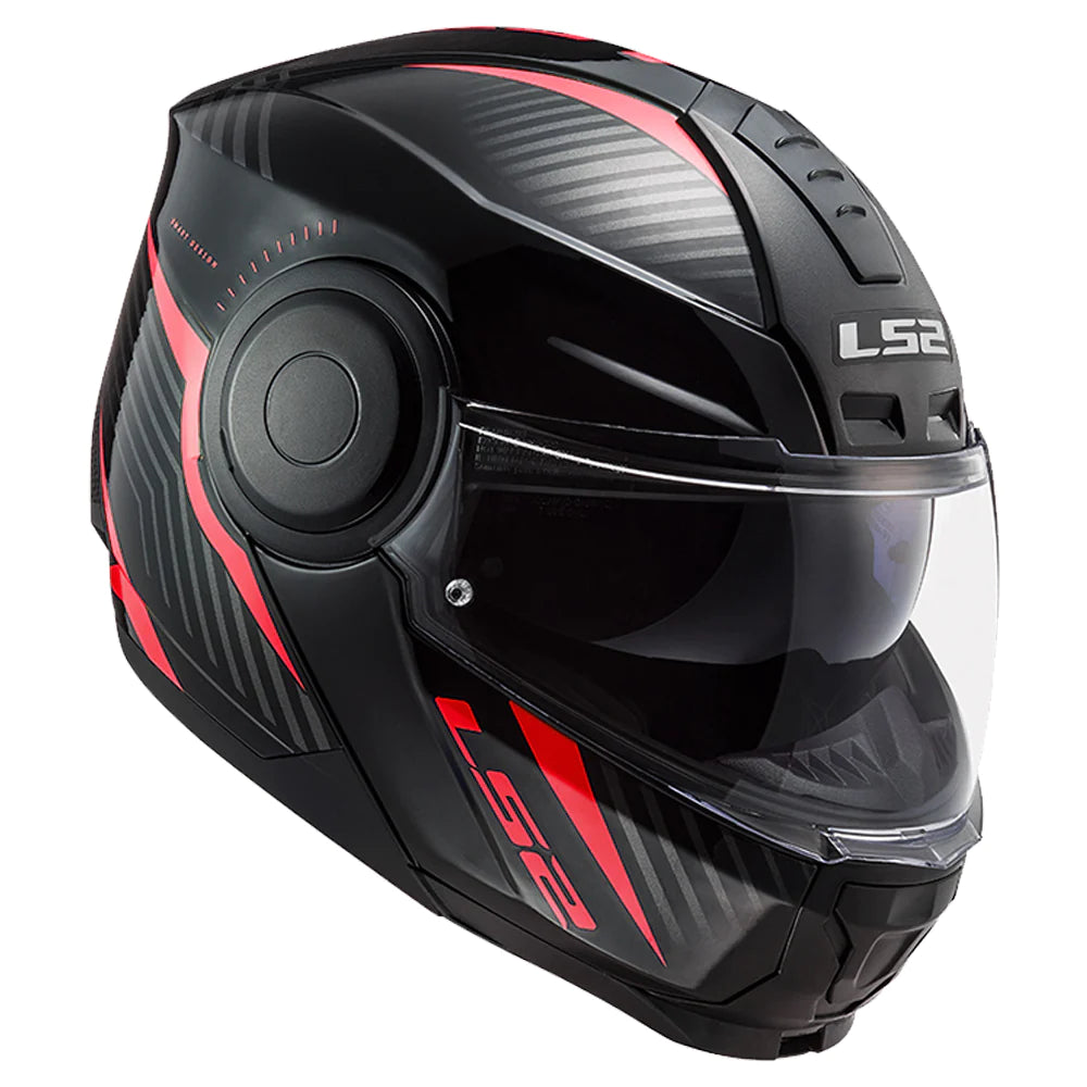 LS2 FF902 SCOPE SKID HELMET (Gloss Black Red) - AlwaysRiding