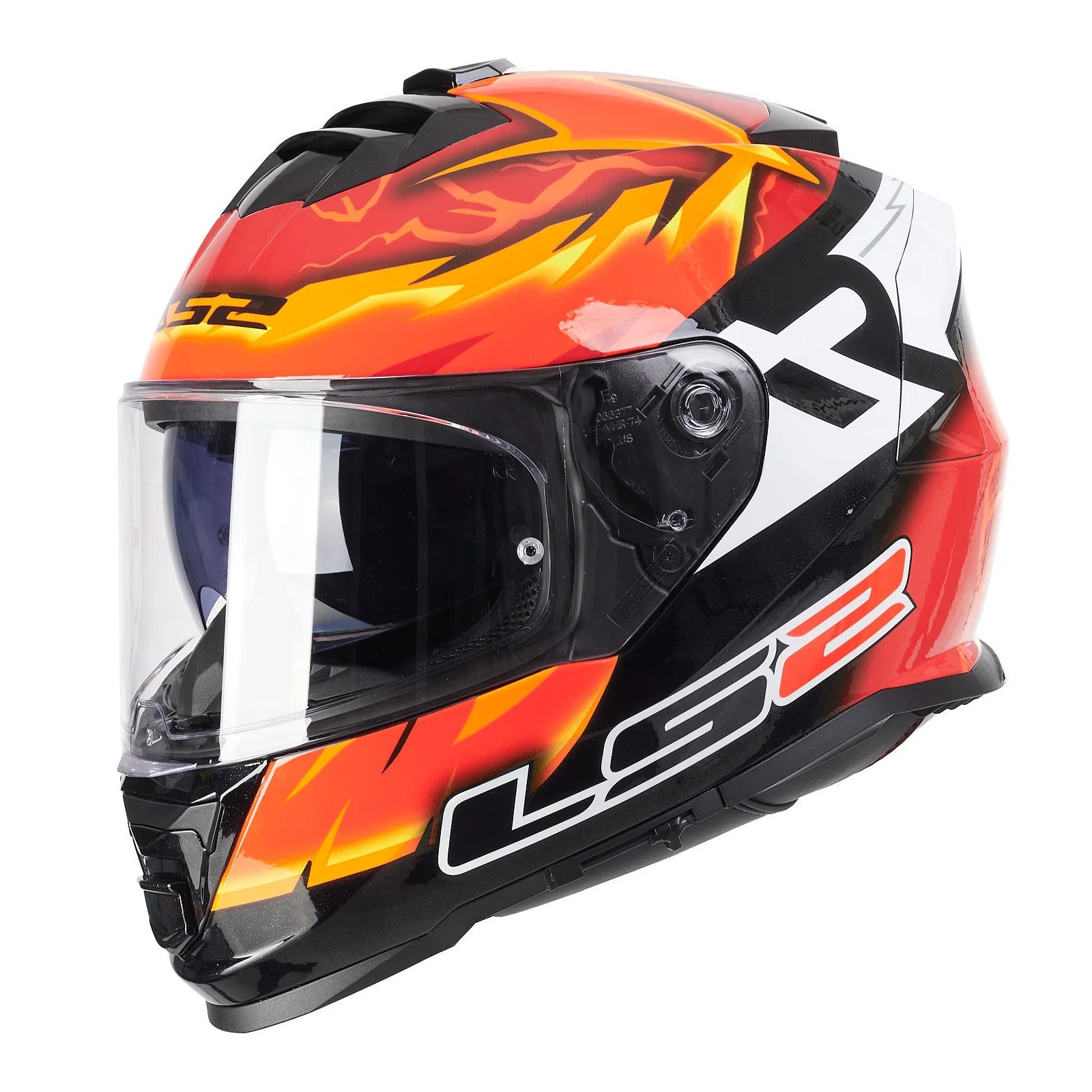 LS2 FF800 STORM II REPLICA RINALDI HELMET (Gloss Orange) - Always Riding