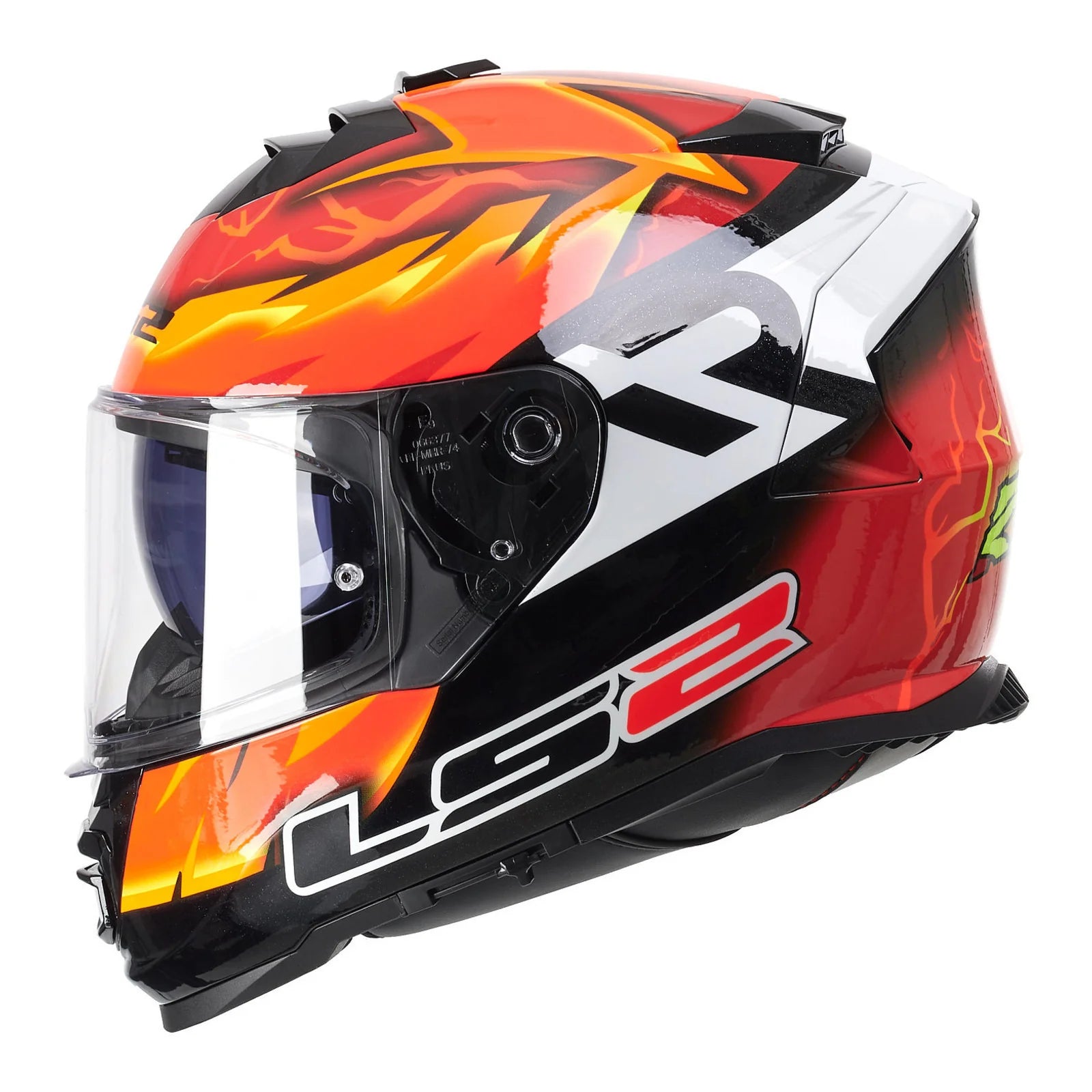 LS2 FF800 STORM II REPLICA RINALDI HELMET (Gloss Orange) - Always Riding