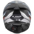 LS2 FF320 STREAM II VINTAGE HELMET (Matt Black Grey Red) - Always Riding