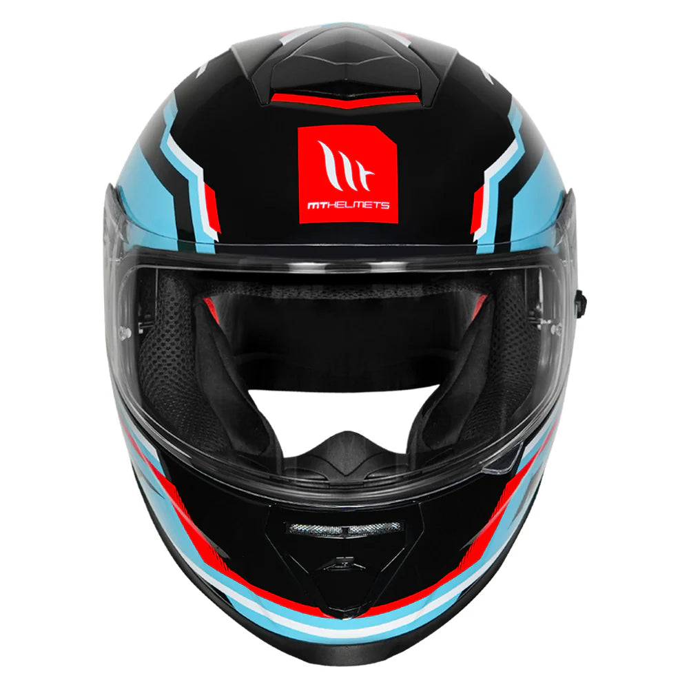 mt blade helmets online india MT THUNDER 3 SV PRO BLAZE HELMET (Gloss Blue Red)