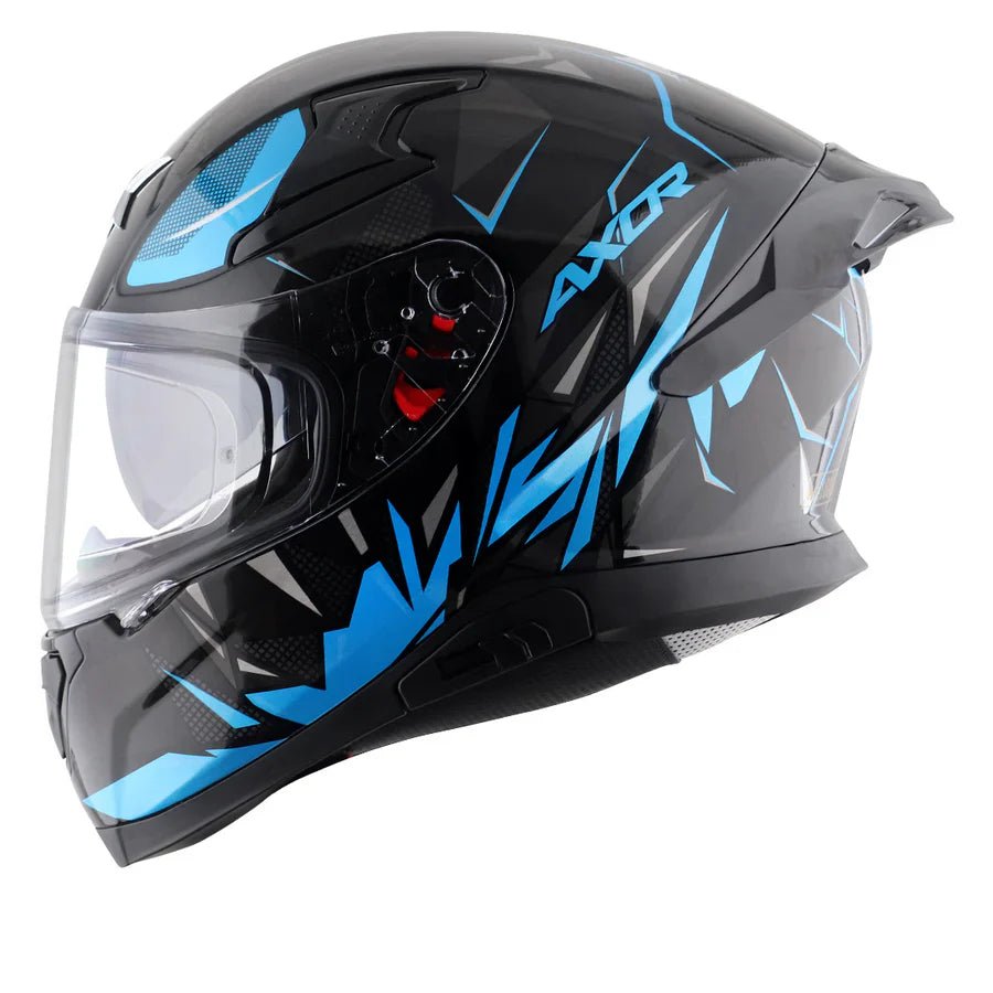 AXOR APEX HUNTER HELMET (Gloss Black Blue)