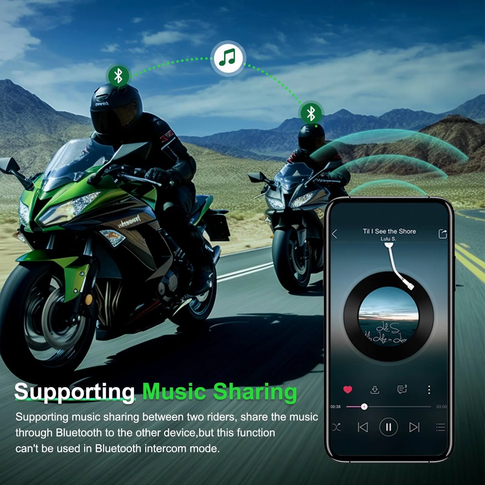 EJEAS Q8 MESH INTERCOM (WARRANTY 12 MONTHS) - Always Riding