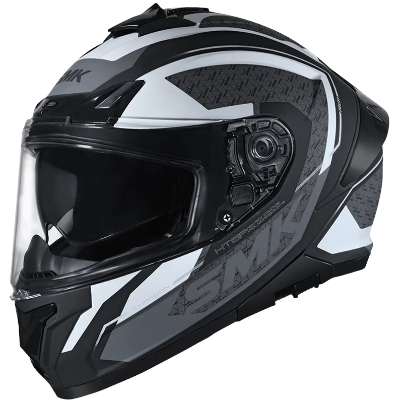 SMK TYPHOON RD1 HELMET MA216 (Matt Black White) - AlwaysRiding