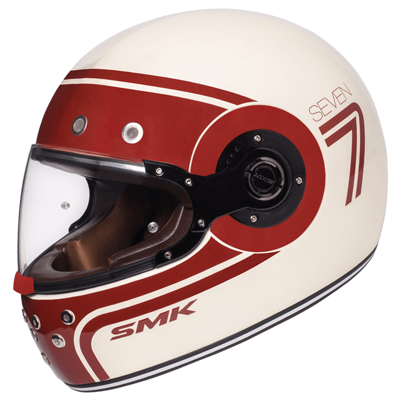 SMK RETRO SEVEN HELMET GL130 (Gloss White)