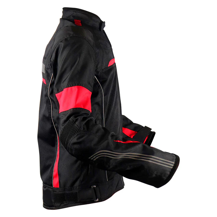 AXOR CRUISE 2 JACKET (Black Red) - AlwaysRiding