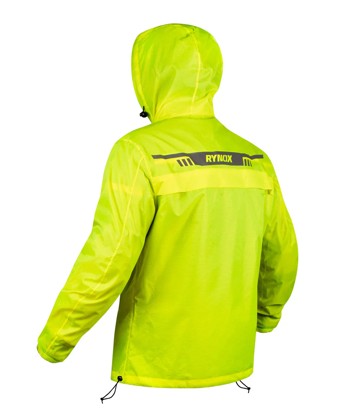 RYNOX H2GO PRO 3 RAIN JACKET (Hi-Viz Green) - AlwaysRiding