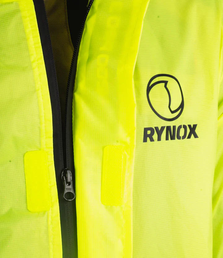 RYNOX H2GO PRO 3 RAIN JACKET (Hi-Viz Green) - AlwaysRiding