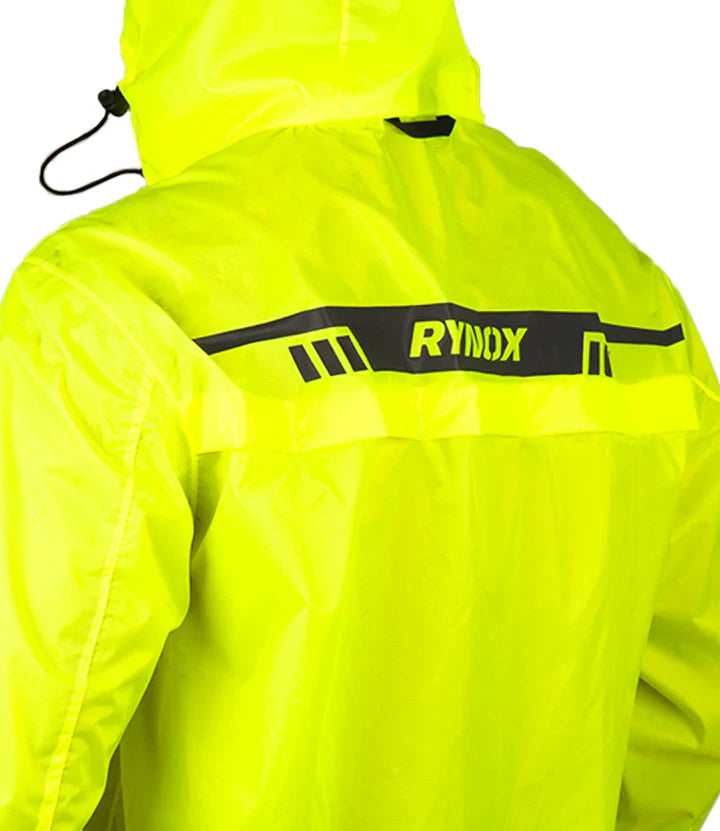 RYNOX H2GO PRO 3 RAIN JACKET (Hi-Viz Green) - AlwaysRiding