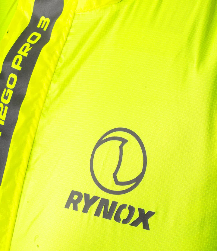 RYNOX H2GO PRO 3 RAIN JACKET (Hi-Viz Green) - AlwaysRiding