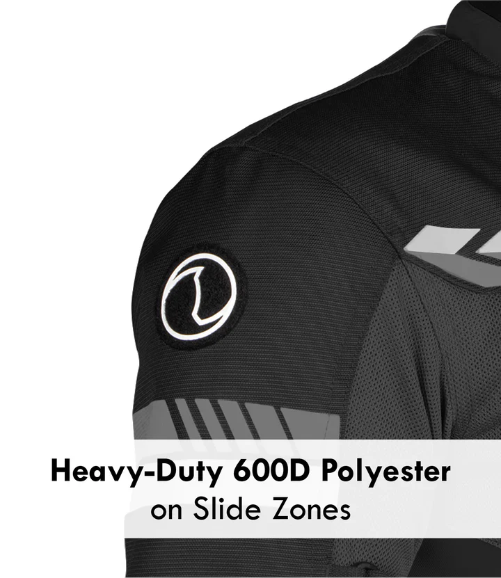 RYNOX AIR GT 4 JACKET (Black White) - AlwaysRiding