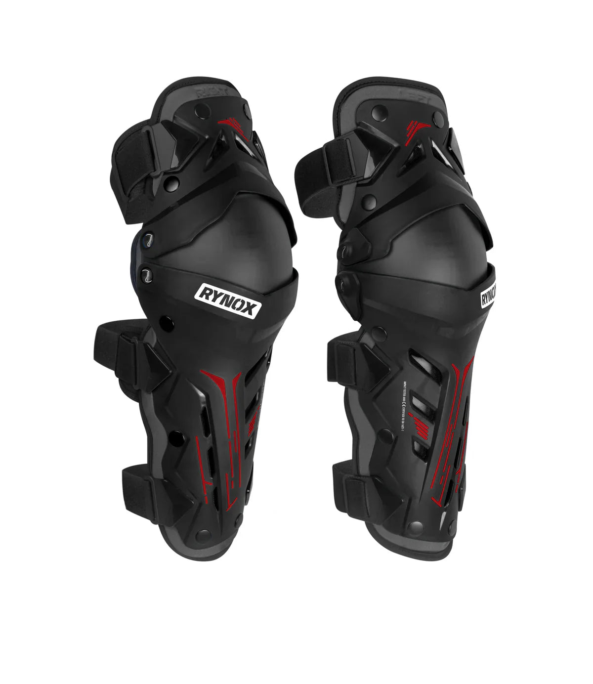 RYNOX BASTION BIONIC KNEE GUARD (Black Red) - AlwaysRiding