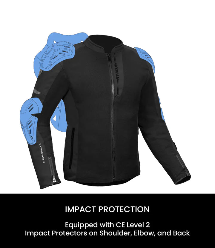 RYNOX CYPHER GT 2 JACKET (Black) - Always Riding