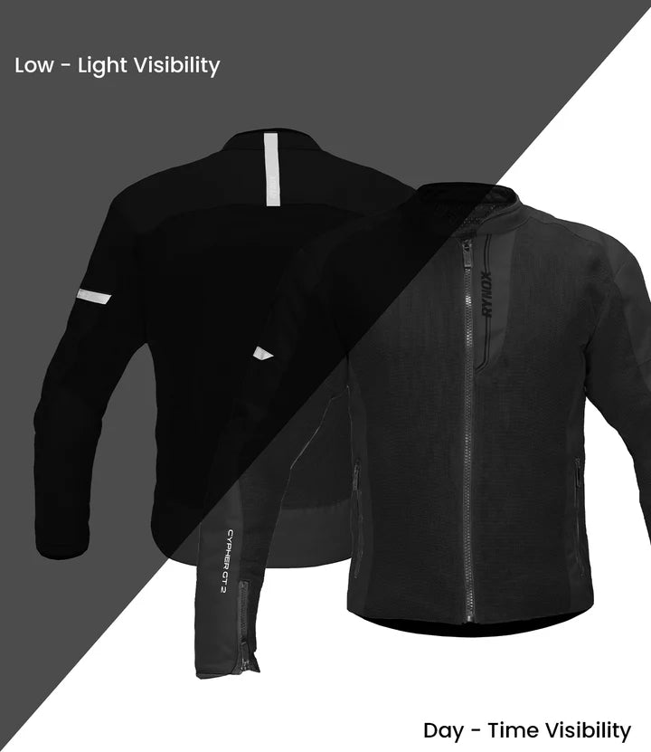 RYNOX CYPHER GT 2 JACKET (Black) - Always Riding