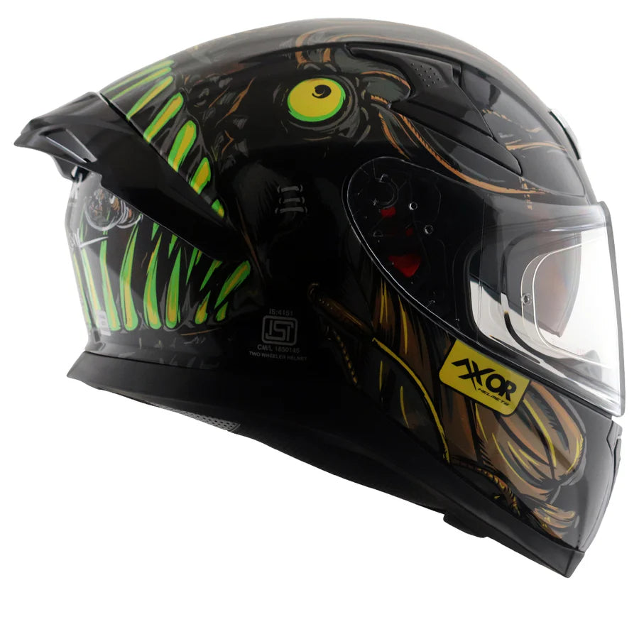 AXOR APEX SEADEVIL HELMET (Gloss Black Gold) - AlwaysRiding