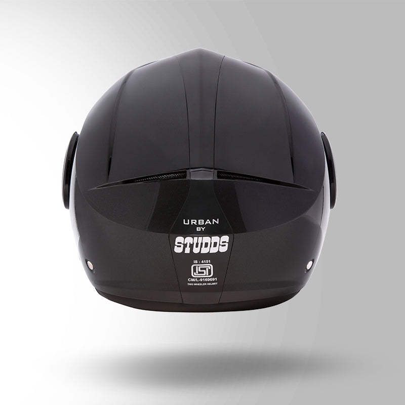 STUDDS URBAN HELMET (Black) - Always Riding