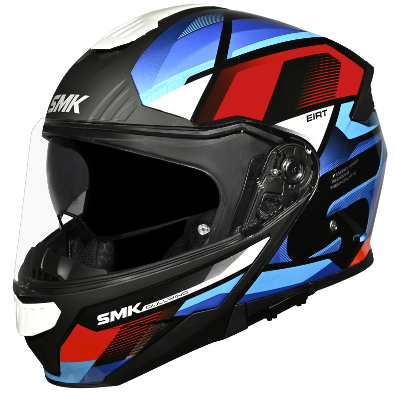 SMK GULLWING V2 VENTURE HELMET GL253 (Gloss Blue Red)
