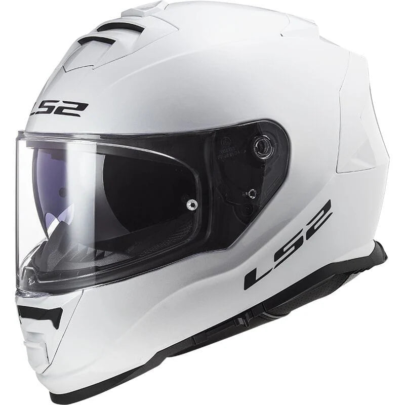 LS2 FF800 STORM II SOLID HELMET (Gloss White)