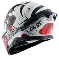 AXOR APEX HEX-2 HELMET (Gloss White Red) - Always Riding