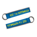 Key to Happiness | Keychain - Always Riding
