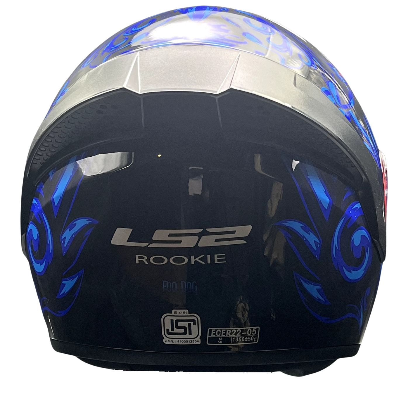ls2 doggie dog helmet LS2 FF352 ROOKIE FOO DOG HELMET (Gloss Blue Red)
